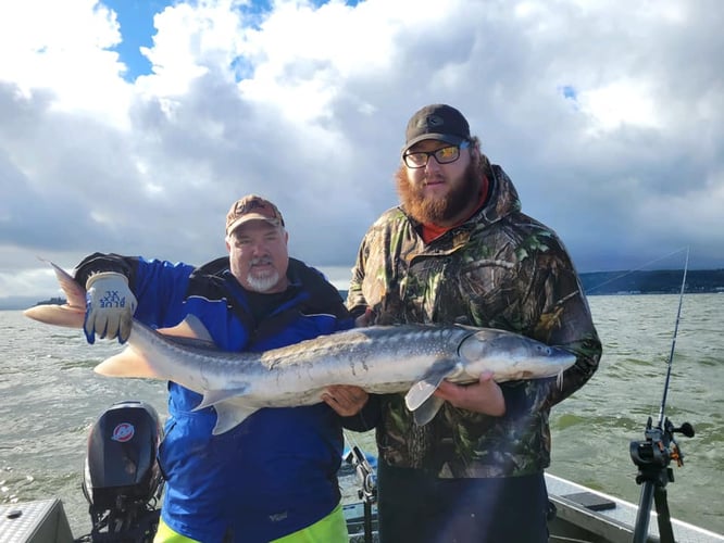 Columbia River Sturgeon Fishing In Astoria