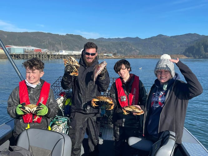 Combination Salmon, Bottom Fish And Dungeness Crab Trip In Garibaldi