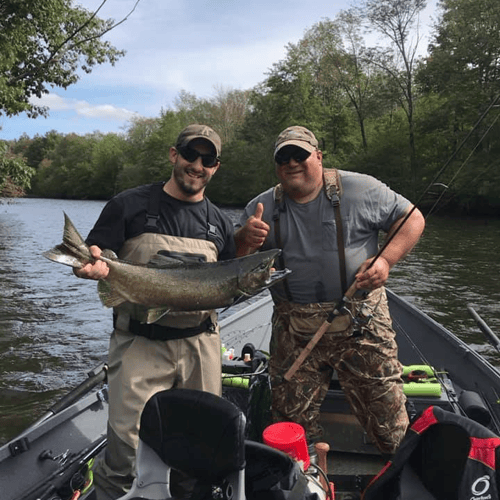 Salmon Driftboat Trip Salmon River NY In Pulaski