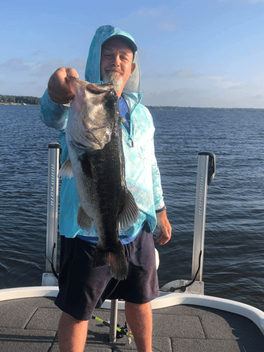 Big Bass On Lake Fork In Alba