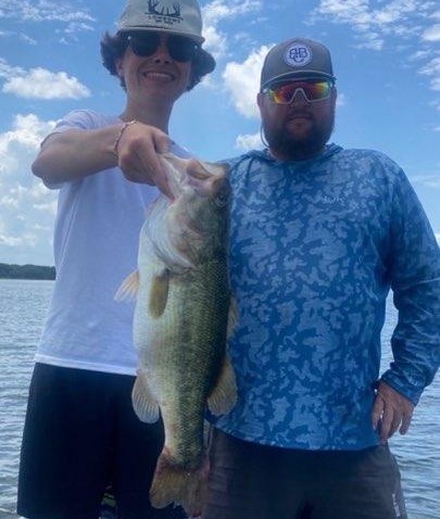 Big Bass On Lake Fork In Alba
