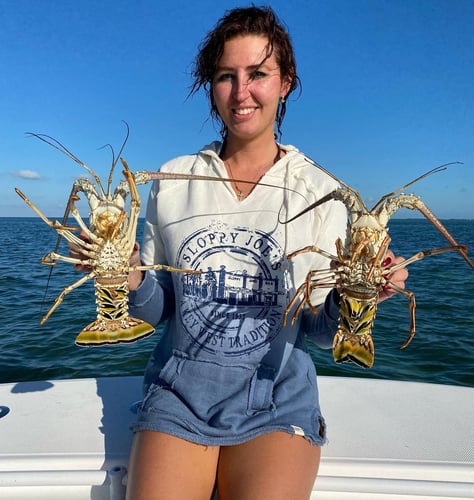 Key West Lobstering - 30’ Seahunter In Key West