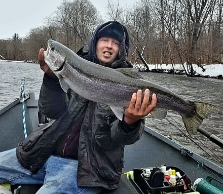 Steelhead Drift Boat Trip Salmon River In Mexico