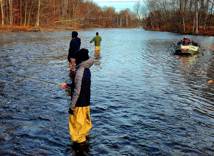 Salmon River Wade Trip In New York