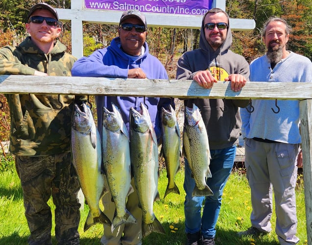 Salmon River Wade Trip In New York