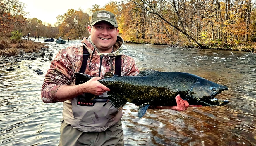 Salmon River Wade Trip In New York