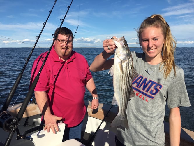 Sinepuxent Bay Rockfish Trip in Ocean City