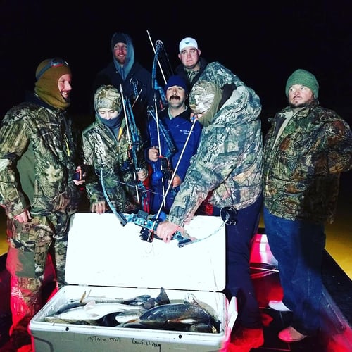 New Orleans Nighttime Bowfishing In Saint Bernard