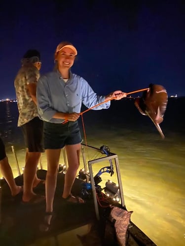 Nighttime Bowfishing in Destin