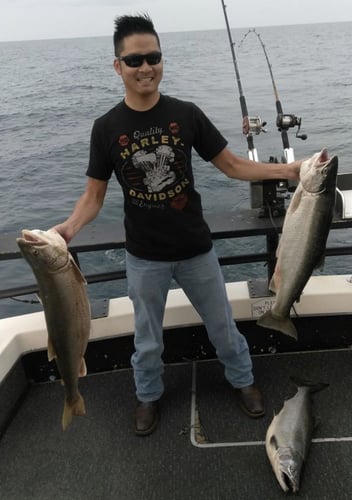 Kings, Coho, & Big Ol' Lake Trout In Kenosha