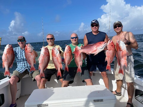 Red Snapper Fishing Trip In Biloxi
