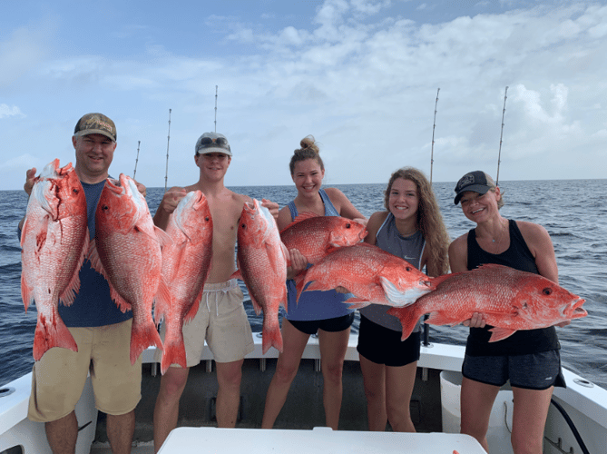 Red Snapper Fishing Trip In Biloxi