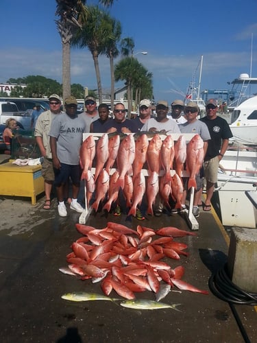 Red Snapper Bottom Fishing Fun In PCB - 53' In Panama City Beach