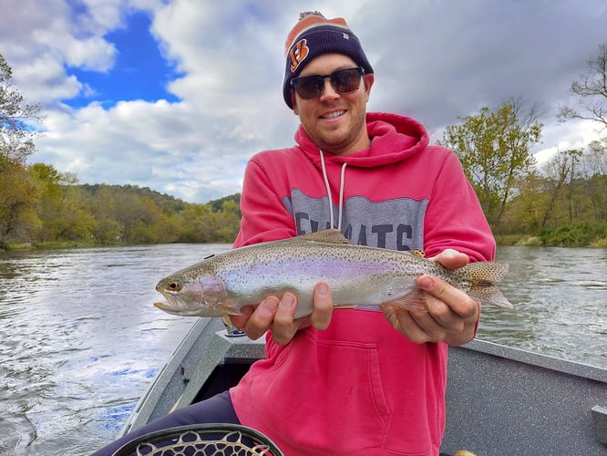 Streamer Fishing for Brown Trout in Johnson City