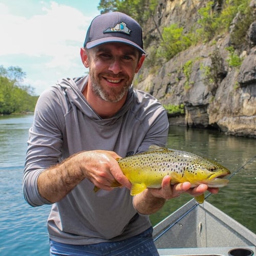 Streamer Fishing for Brown Trout in Johnson City