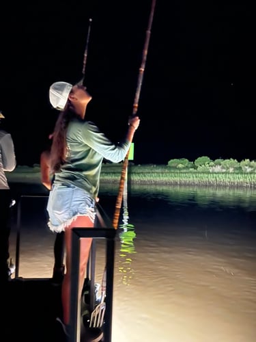 Flounder Gigging In Apalachee Bay In Eastpoint