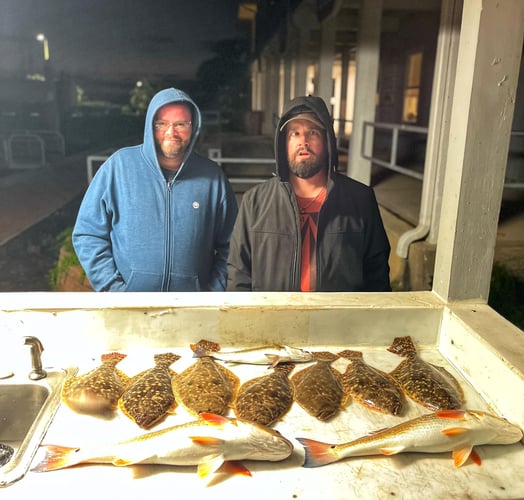 Galveston Bay Night Fishing In Galveston