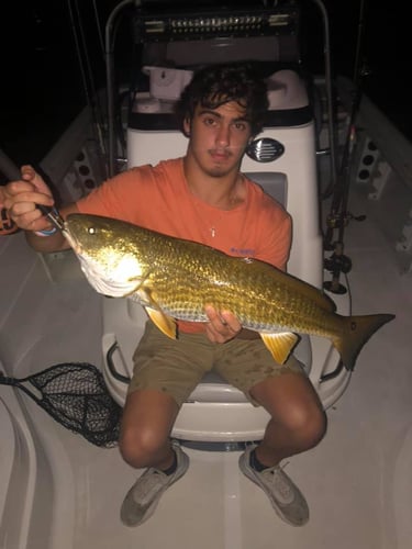 Galveston Bay Night Fishing In Galveston