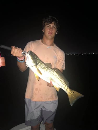 Galveston Bay Night Fishing In Galveston