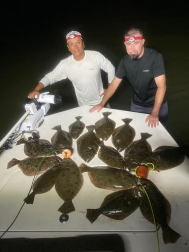 Galveston Bay Night Fishing In Galveston