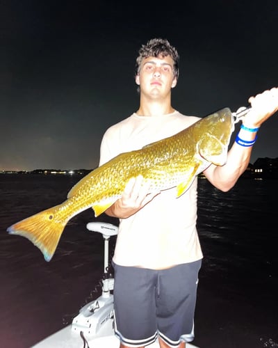 Galveston Bay Night Fishing In Galveston