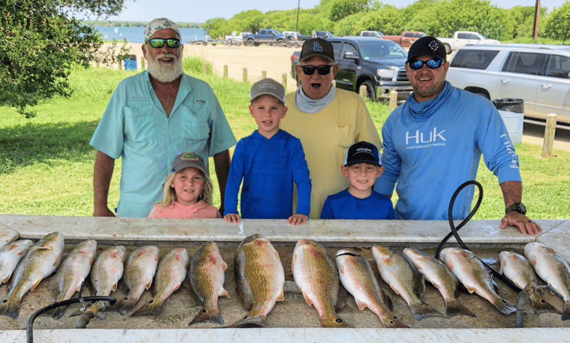 Calaveras Lake Freshwater Reds in San Antonio