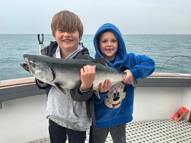 Lake Michigan Angler's Delight In Kenosha