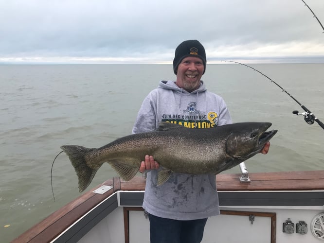 Lake Michigan Angler's Delight In Kenosha