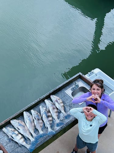 Night Bay Fishing In Galveston