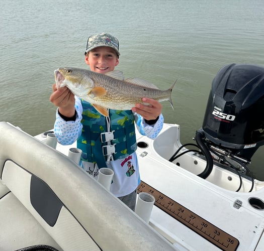 Epic Galveston Fishing Experience Catching Redfish In La Porte