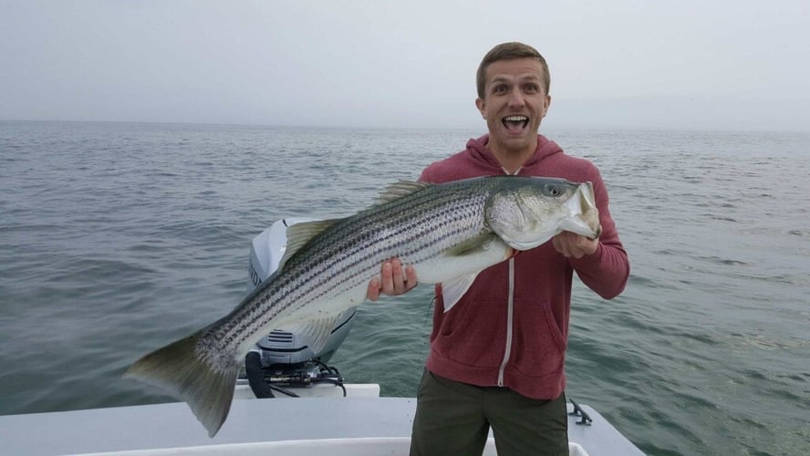 Early Season Striper 33’ Grady White In Chatham