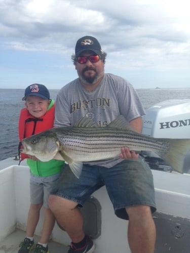 Early Season Striper 33’ Grady White In Chatham