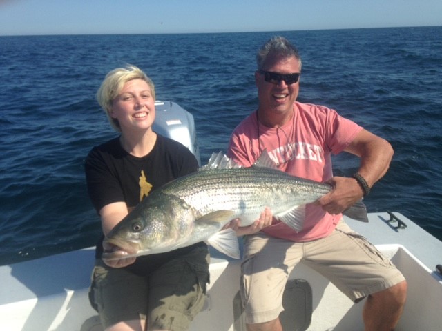 Early Season Striper 33’ Grady White In Chatham