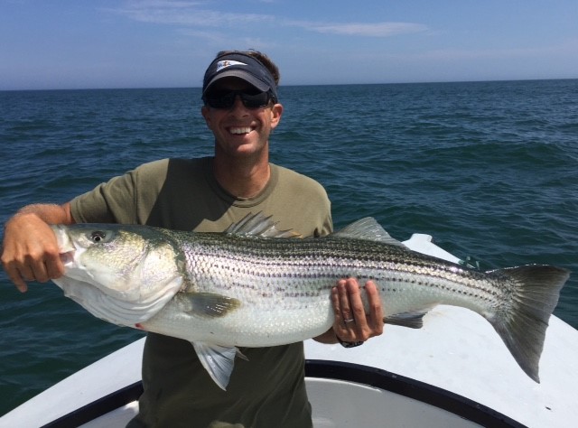 Early Season Striper 33’ Grady White In Chatham