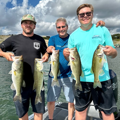 PM Lake Travis Bass Fishing Trip In Lago Vista