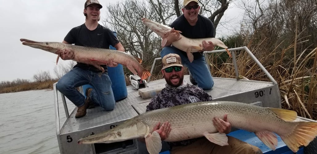 Monster Gar On Rod And Reel In Houston