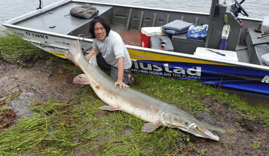 World Record Alligator Gar Adventure in Coldspring