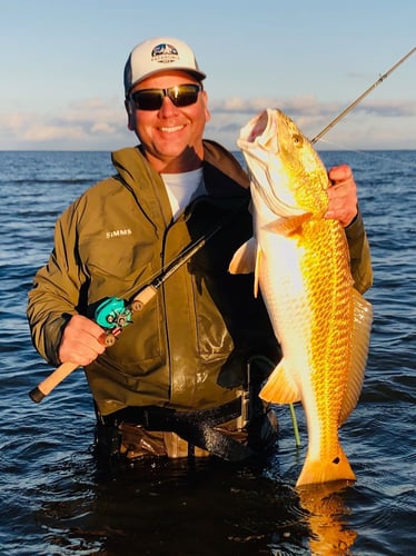 Beach Front Fishing In Galveston, Texas In Galveston