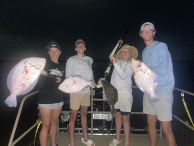 Night Time Flounder Gigging In Port O'Connor