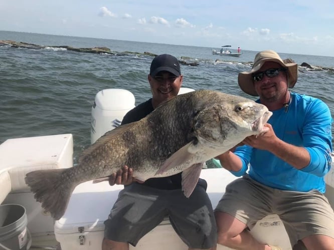 Galveston Jetty Roundup In Galveston