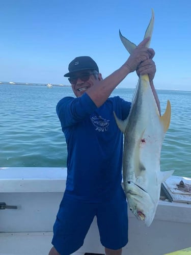 Big Redfish On The Jetty In Galveston