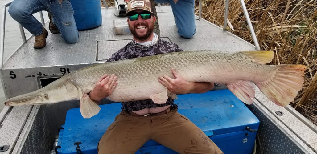 Monster Gar On Rod And Reel In Houston