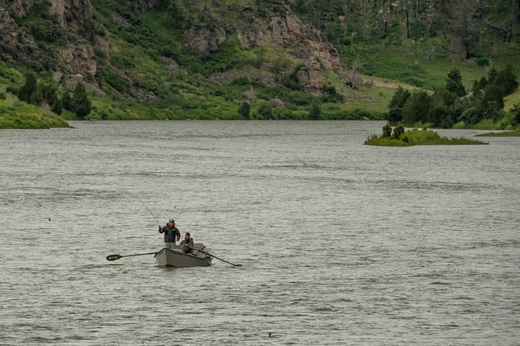 Multi Boat Madison River Float In Madison River