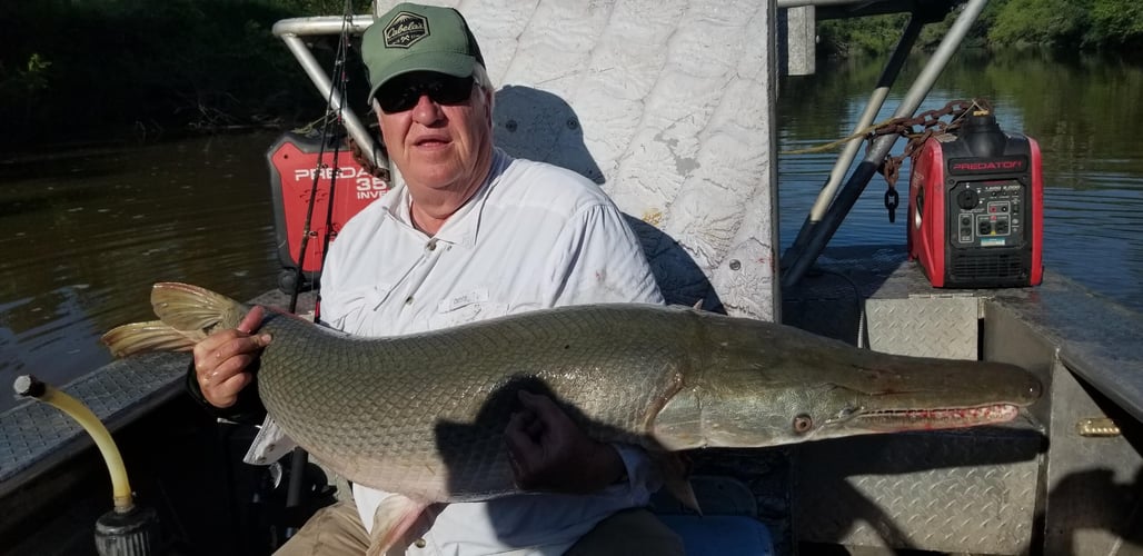 Monster Gar On Rod And Reel In Houston