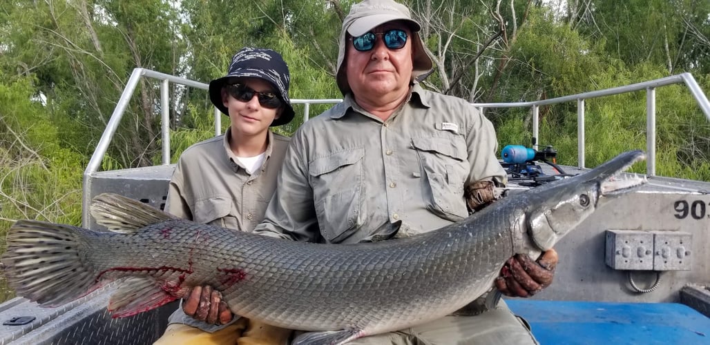 Monster Gar On Rod And Reel In Houston