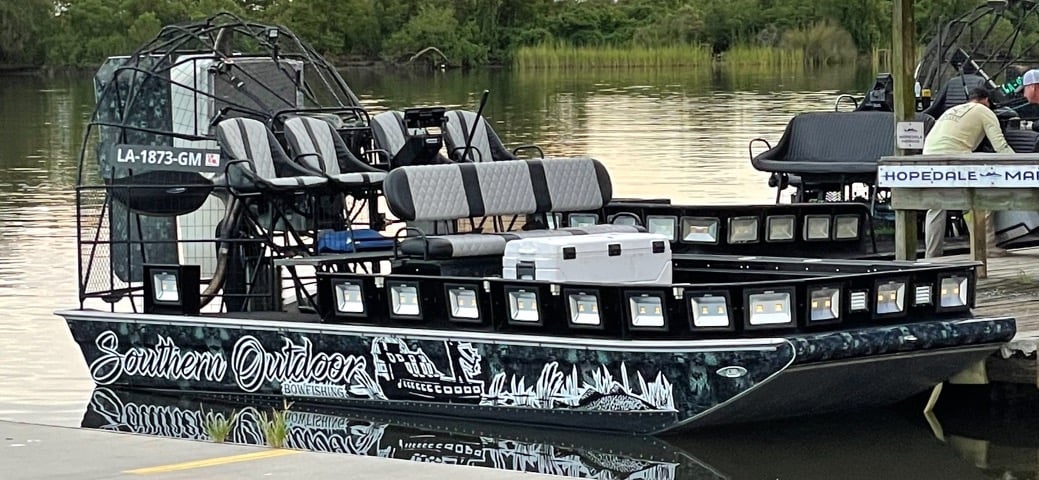 Boat photo for New Orleans Nighttime Bowfishing
