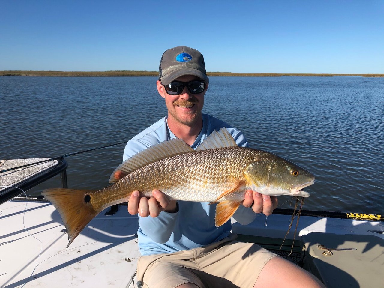redfish on fly