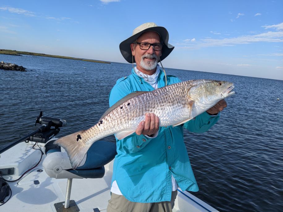 Louisiana Redfish With Captain Adams
