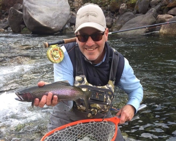 Rainbow Trout Hume CA With Guide Scott
