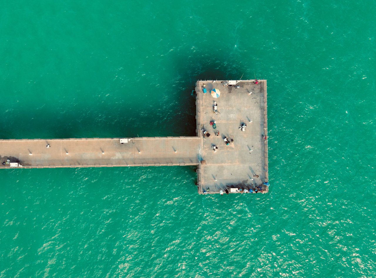 Miami Fishing Pier Overhead